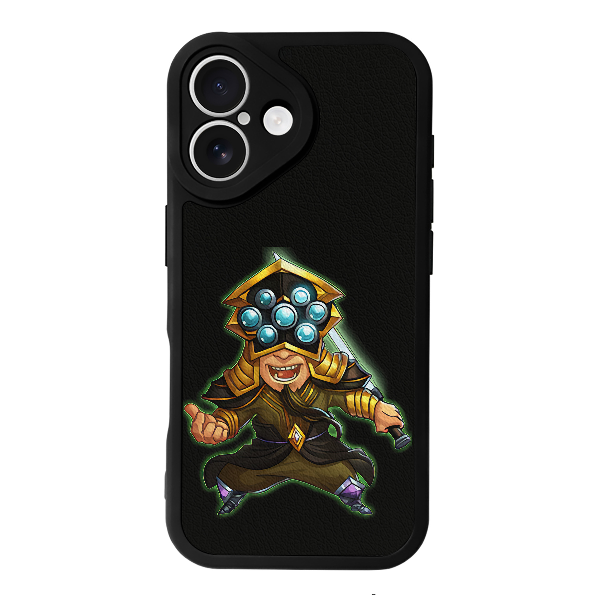 （画像用） リーグ・オブ・レジェンド League of Legends LOL 【iPhone 16シリーズ対応】シリコンスマホケース（レザー調） 材質：シリコン
